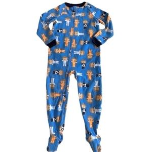 Carter’s Child of Mine Fleece Onesie Pajamas • Size 5T